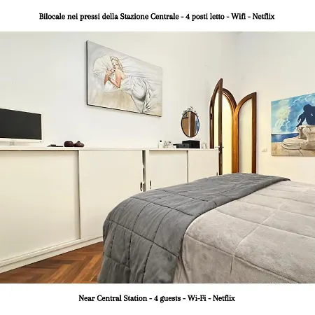 Stazione - 4 Posti Letto Con Wifi E Netflix A Piazza Garibaldi Naples