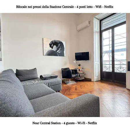 Stazione - 4 Posti Letto Con Wifi E Netflix A Piazza Garibaldi Appartement *