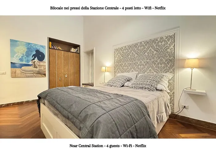 Appartement Stazione - 4 Posti Letto Con Wifi E Netflix A Piazza Garibaldi *