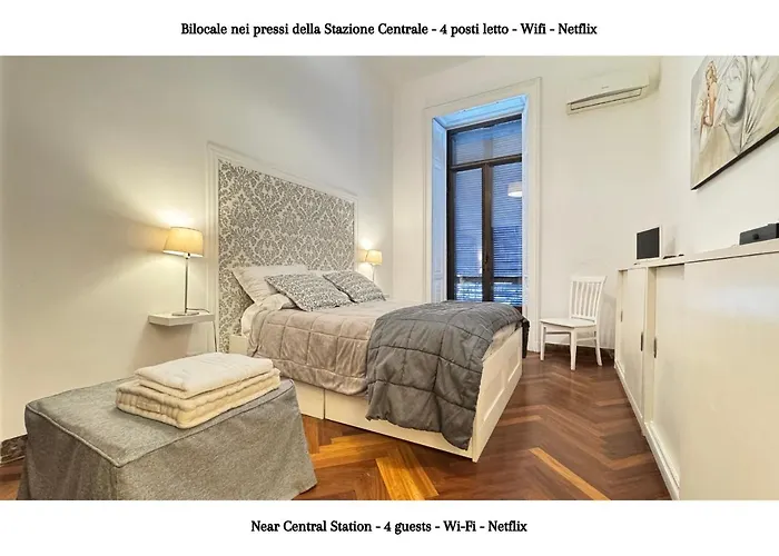 Stazione - 4 Posti Letto Con Wifi E Netflix A Piazza Garibaldi *