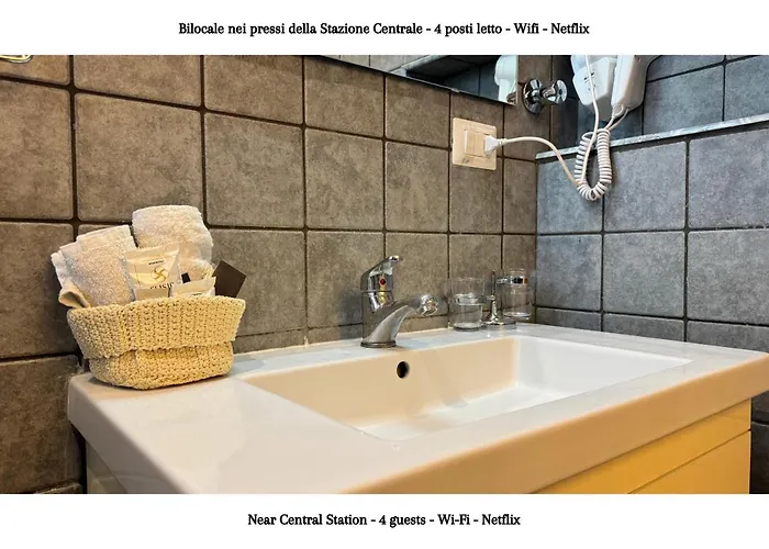 Appartement Stazione - 4 Posti Letto Con Wifi E Netflix A Piazza Garibaldi