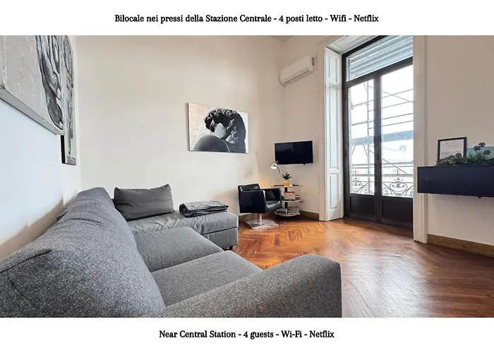 Stazione - 4 Posti Letto Con Wifi E Netflix A Piazza Garibaldi Appartement *