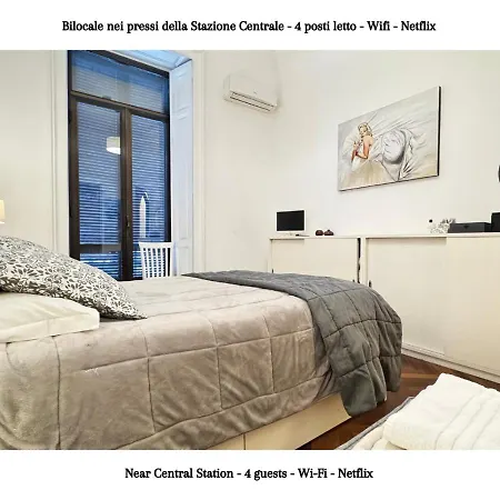 Stazione - 4 Posti Letto Con Wifi E Netflix A Piazza Garibaldi