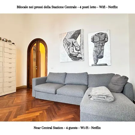 Stazione - 4 Posti Letto Con Wifi E Netflix A Piazza Garibaldi *