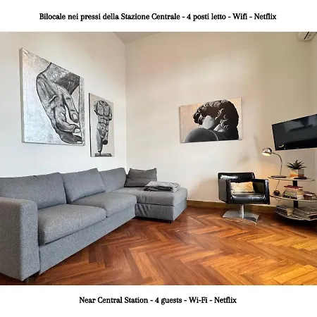 Stazione - 4 Posti Letto Con Wifi E Netflix A Piazza Garibaldi * Neapel
