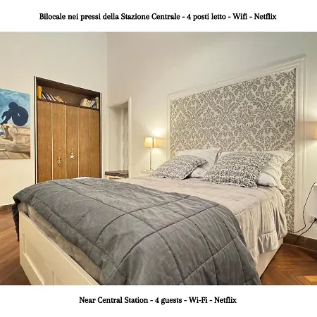 Lägenhet Stazione - 4 Posti Letto Con Wifi E Netflix A Piazza Garibaldi *