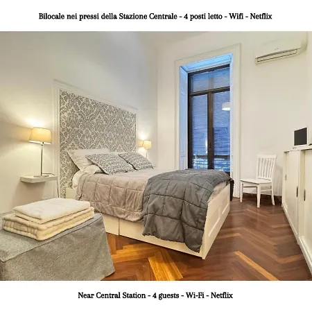 Stazione - 4 Posti Letto Con Wifi E Netflix A Piazza Garibaldi *