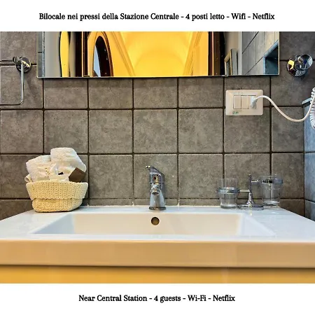 Stazione - 4 Posti Letto Con Wifi E Netflix A Piazza Garibaldi Апартаменты