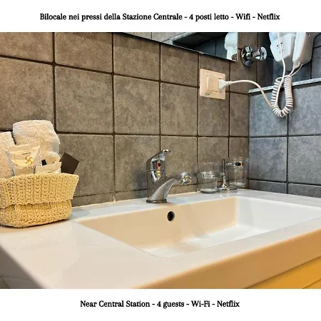 Апартаменты Stazione - 4 Posti Letto Con Wifi E Netflix A Piazza Garibaldi
