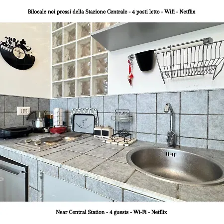 Stazione - 4 Posti Letto Con Wifi E Netflix A Piazza Garibaldi Неаполь
